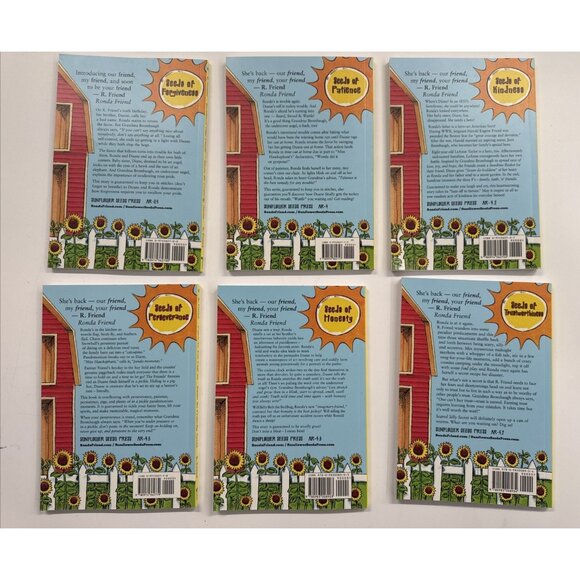 Down On Friendly Acres Books Set 1-6 Paperback Sunflower Seeds R Friend Children - Picture 2 of 16